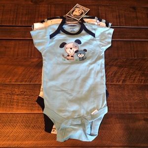 Gerber baby boy 3piece Bodysuit set NWT
